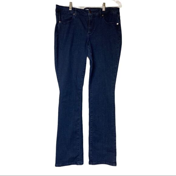 JUSTFAB Women’s dark Wash denim stretch jeans size 32 - Picture 1 of 11